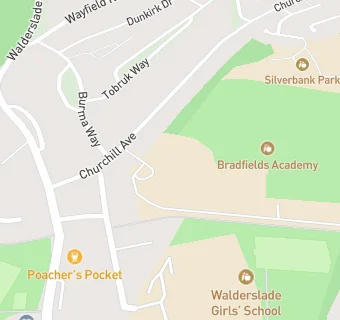 map for Ridge Meadow Primary School