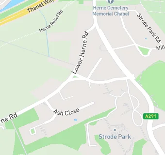 map for Strode Park Foundation