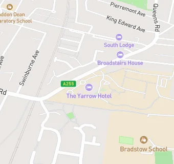 map for East Kent College