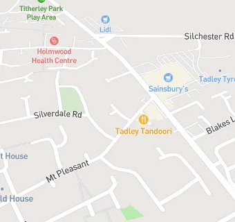 map for Tadley Tandoori