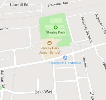 map for Stanley's After School And Holiday Club