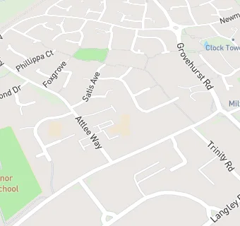 map for St Bartholomew's School