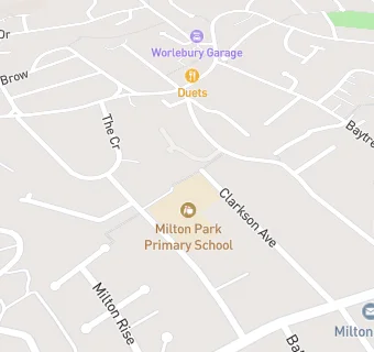 map for Milton Infant School