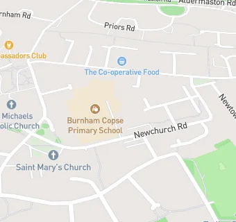 map for The Saplings Pre-School