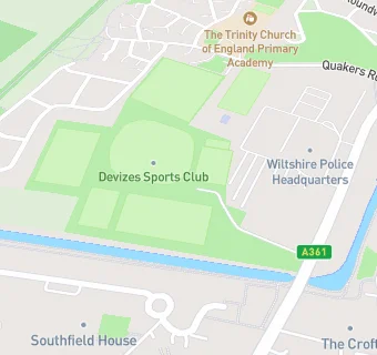 map for Devizes Cricket Club