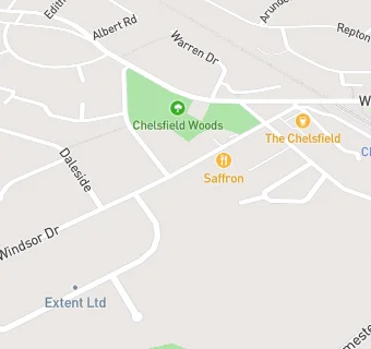 map for Chelsfield Surgery