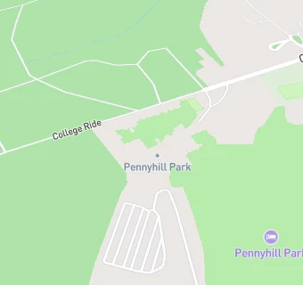 map for Pennyhill Park Hotel