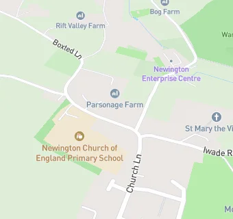 map for Cherries Pre School At Newington C Of E Primary School