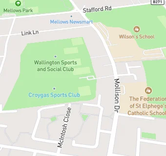 map for Croygas Sports Club Ltd