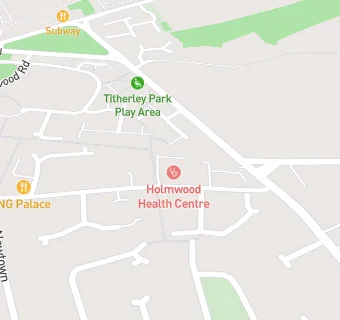 map for Holmwood Pharmacy