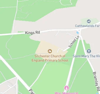 map for Silchester Church of England Primary School