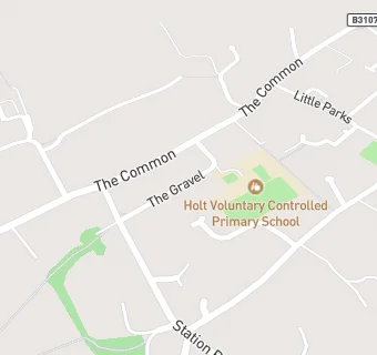 map for Holt Pre-School