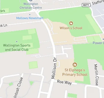 map for Wallington Medical Centre