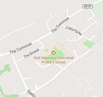 map for Holt Voluntary Controlled Primary School