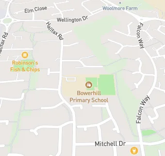 map for Caterlink at Bowerhill School