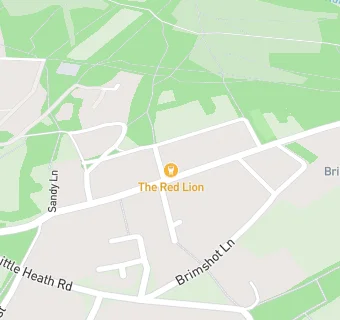 map for The Red Lion Chobham