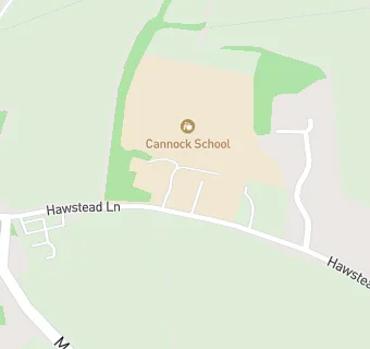 map for Cannock School