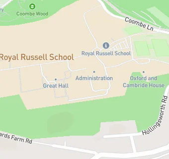 map for Royal Russell School