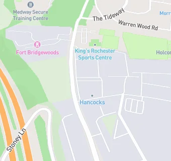 map for Kings Rochester Sports Centre