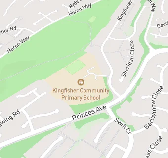 map for Kingfisher Community Primary School