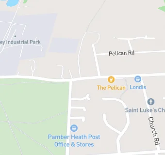 map for Pamber Heath Store