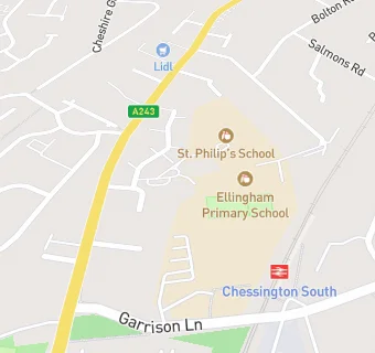 map for Ellingham Primary School