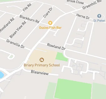 map for Caterlink @ Briary Primary School