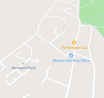 map for Woolton Hill Post Office And  Stores