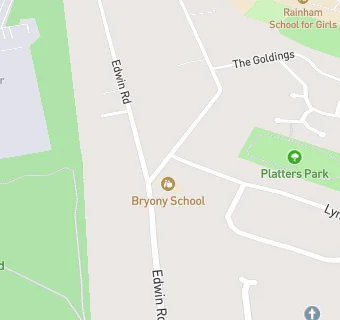 map for Bryony School