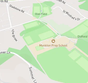 map for Monkton Prep School