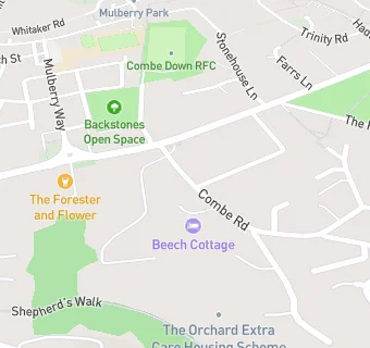 map for Mydentist, Combe Road, Combedown