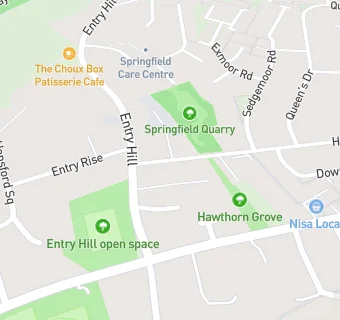 map for Foxhill Focus Lunch Club