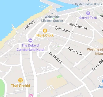 map for Isp Whitstable