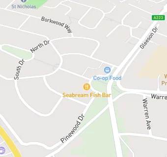 map for Seabream Fish Bar