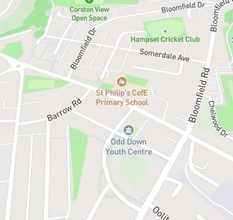 map for Odd Down Community Centre