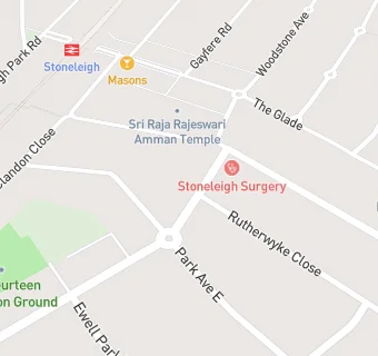 map for Stoneleigh Surgery