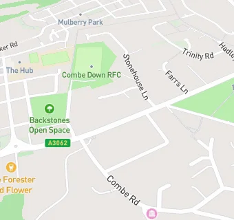 map for Combe Down Rugby Football Club