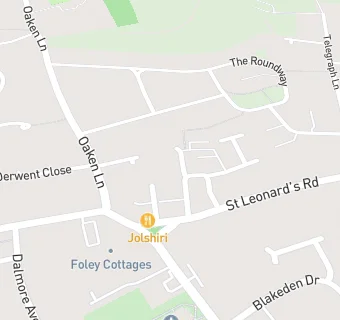 map for Capelfield Surgery 