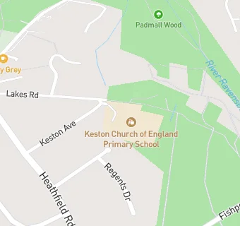 map for Keston Church of England Primary School