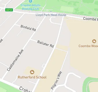 map for Rutherford School