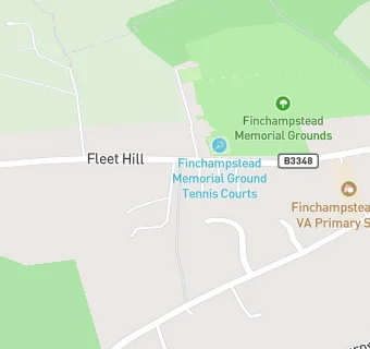 map for Finchampstead CofE VA Primary School