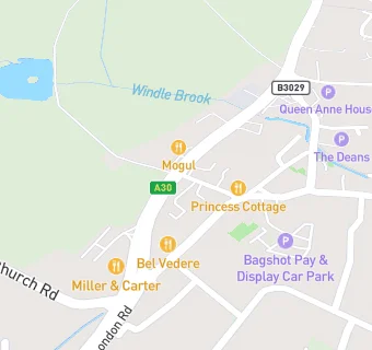 map for Park House Surgery