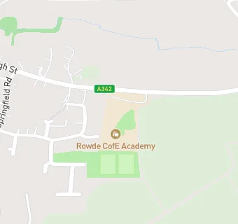 map for Rowde CofE Academy