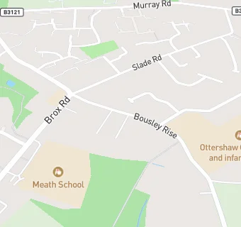 map for New Ottershaw Surgery