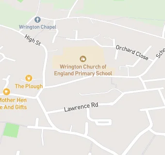 map for Aspens-Services Ltd at Wrington C of E Primary School