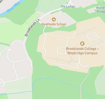 map for Brooklands College