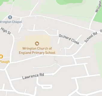 map for Wrington Church of England Primary School