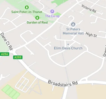 map for St Peter's Surgery