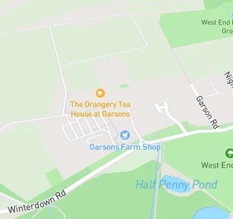 map for The Orangery Tea House