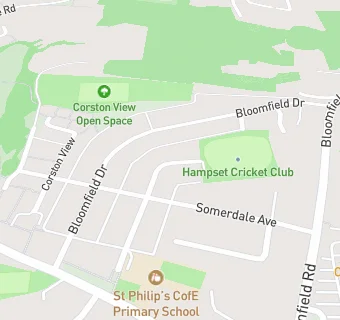 map for Hampset Cricket Club